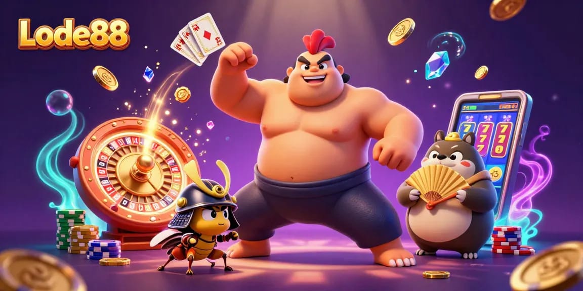 Experience exciting gameplay at Lode88 with dynamic casino elements and vibrant characters.