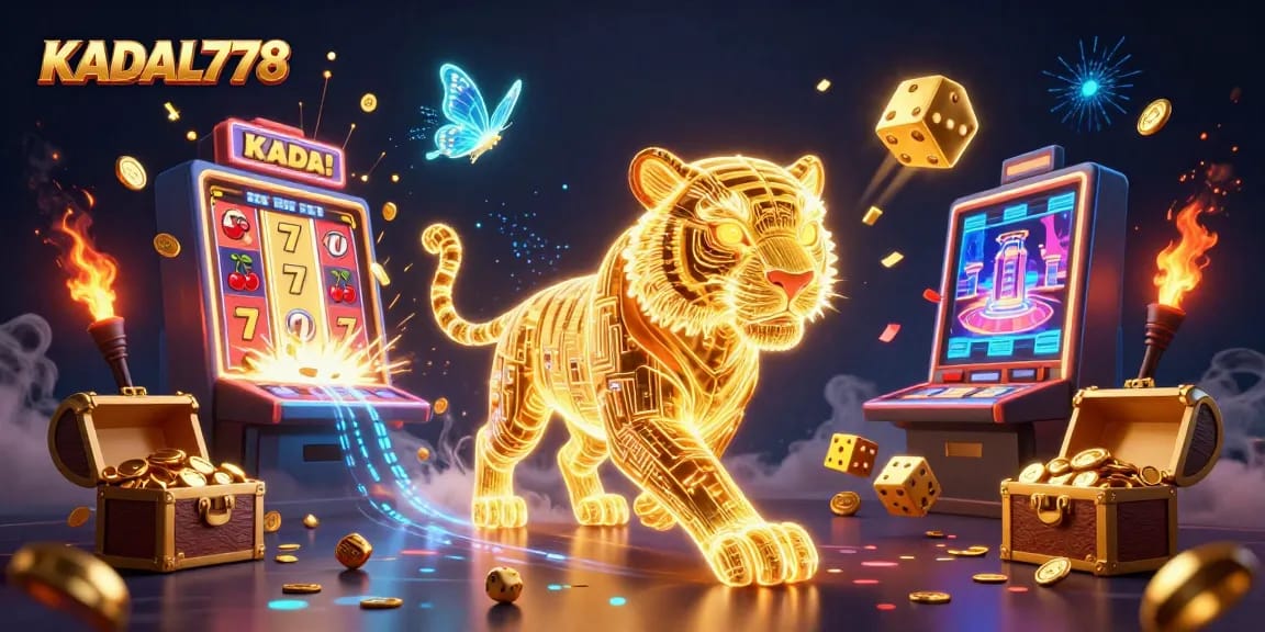 KADAL778 offers an exhilarating casino experience with a vibrant digital landscape filled with winning symbols and dynamic action.