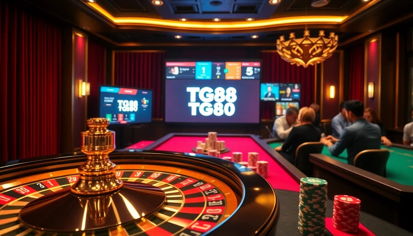 Experience vibrant gambling excitement at TG88 with engaging poker and roulette games available online.