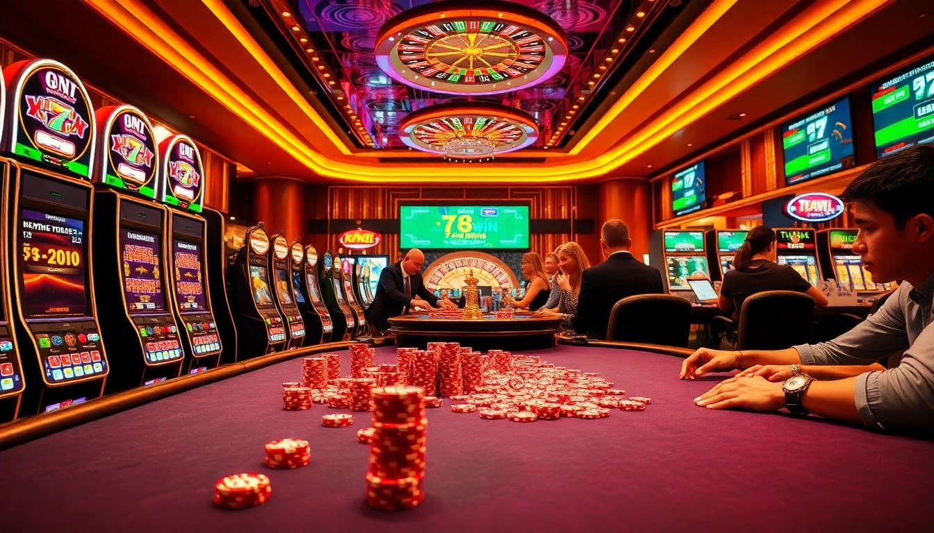 Experience the vibrant action at https://78win.id/ with thrilling games and dynamic gamblers.