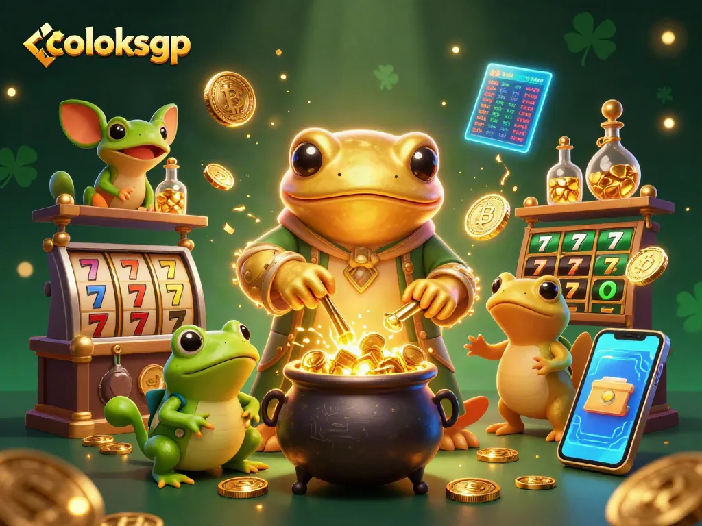 Menangkan jackpot dengan coloksgp, ditampilkan dalam ilustrasi kasino yang kaya detail.