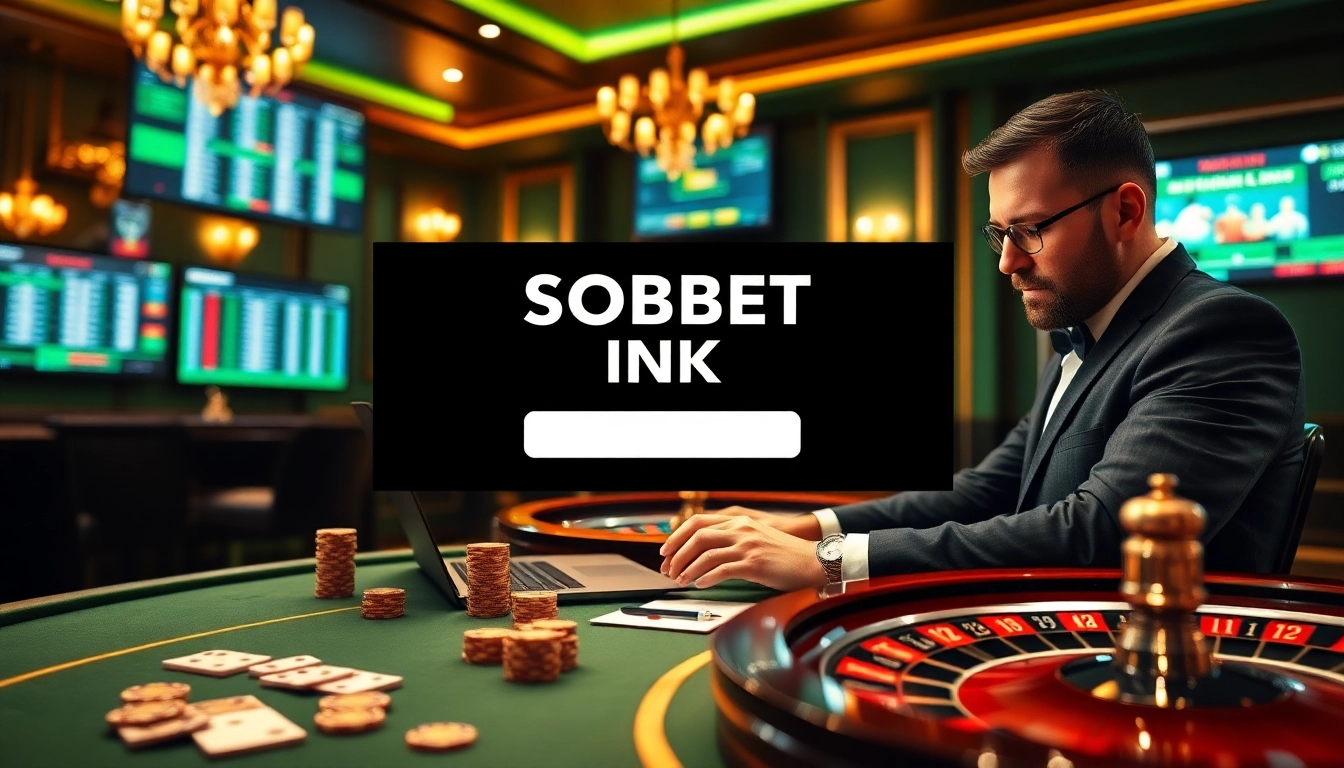 Experience the sbobet link login for seamless online betting on a luxurious gambling interface.