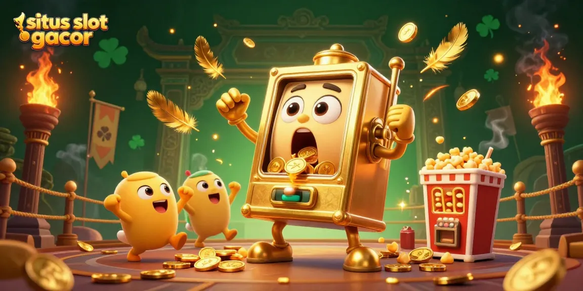 Slot gaco situs slot gacor mengaktifkan mesin slot emas sambil melepaskan koinnya.