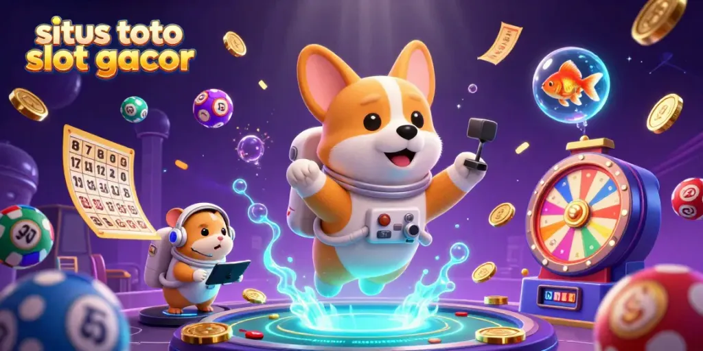 Mengalami situs toto slot gacor dengan hiburan menarik dari karakter 3D luar angkasa yang mengapung di kasino.
