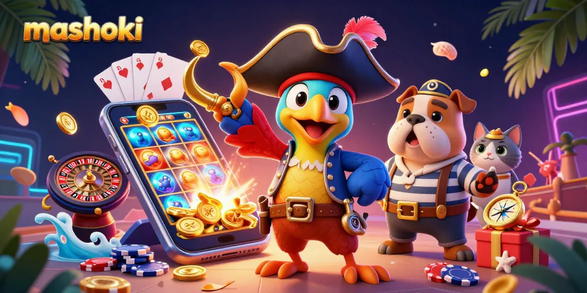 Experience thrilling slots and vibrant games with mashoki's engaging characters and captivating visuals.