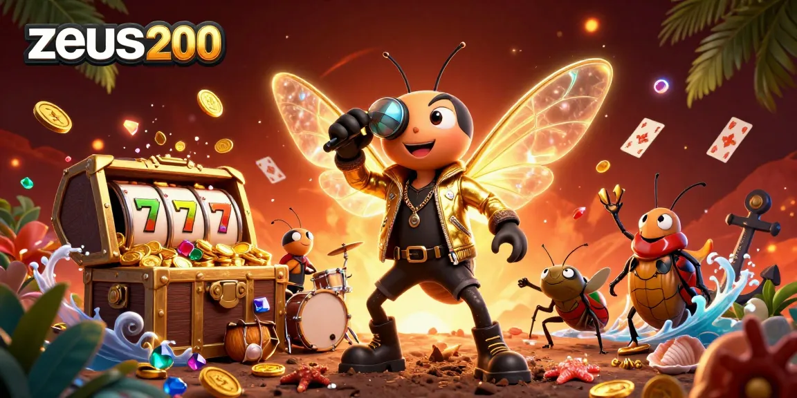 zeus200 mengungkap jackpot dengan cicada bintang rock dan slot berkilauan yang menarik perhatian