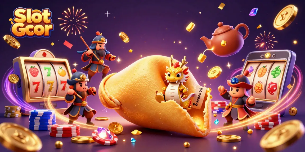 Experience Slot Gcor with vibrant, dynamic slot reels and exciting gold-themed characters.