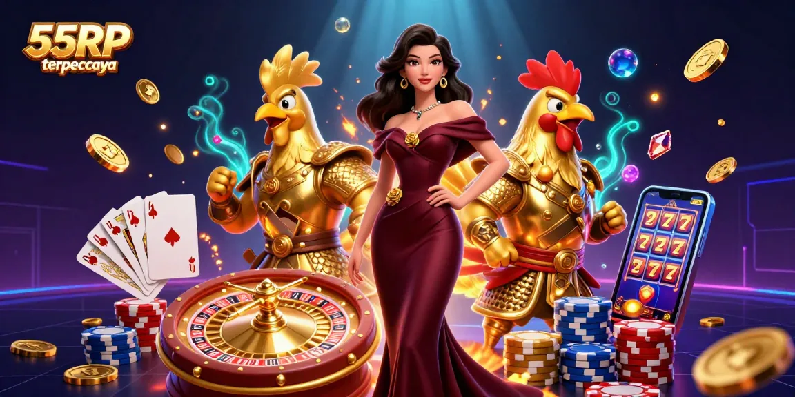 Mainkan permainan menarik di 55RP terpercaya dengan desain glamor dan hadiah meriah yang mengelilingi aksi.