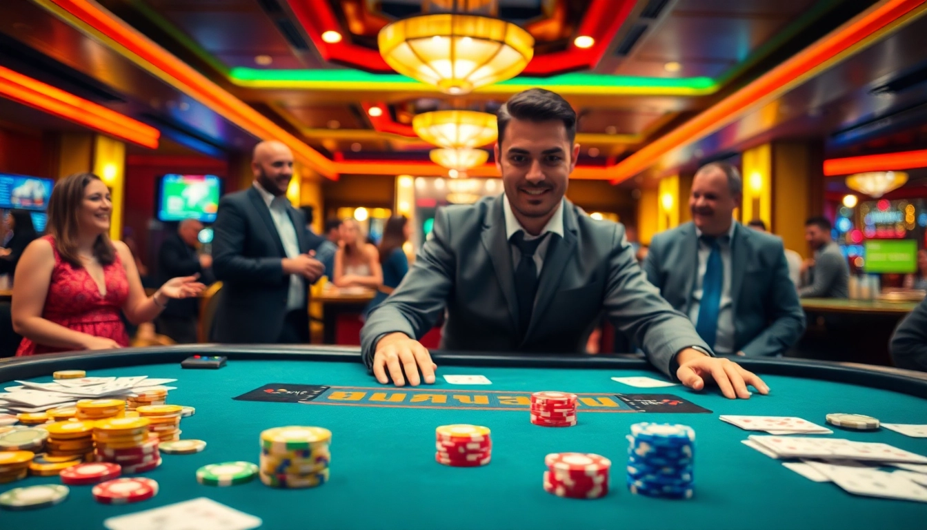 Menangkan permainan judi dengan dentoto di meja casino yang meriah dan penuh warna.