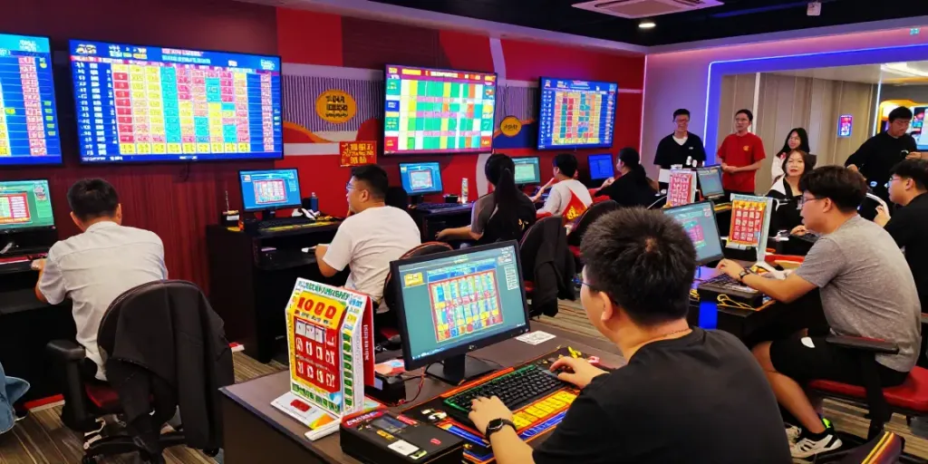 Pengalaman bermain Data Macau 4D di arena urban dengan pemain yang antusias dan layar besar menampilkan data terkini.