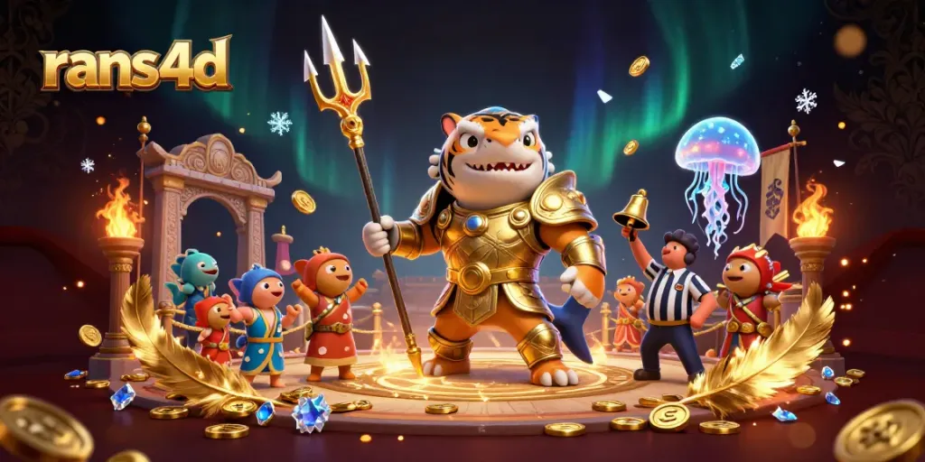 bermain di platform rans4d dengan ilustrasi kasino bawah laut megah dan elemen seru
