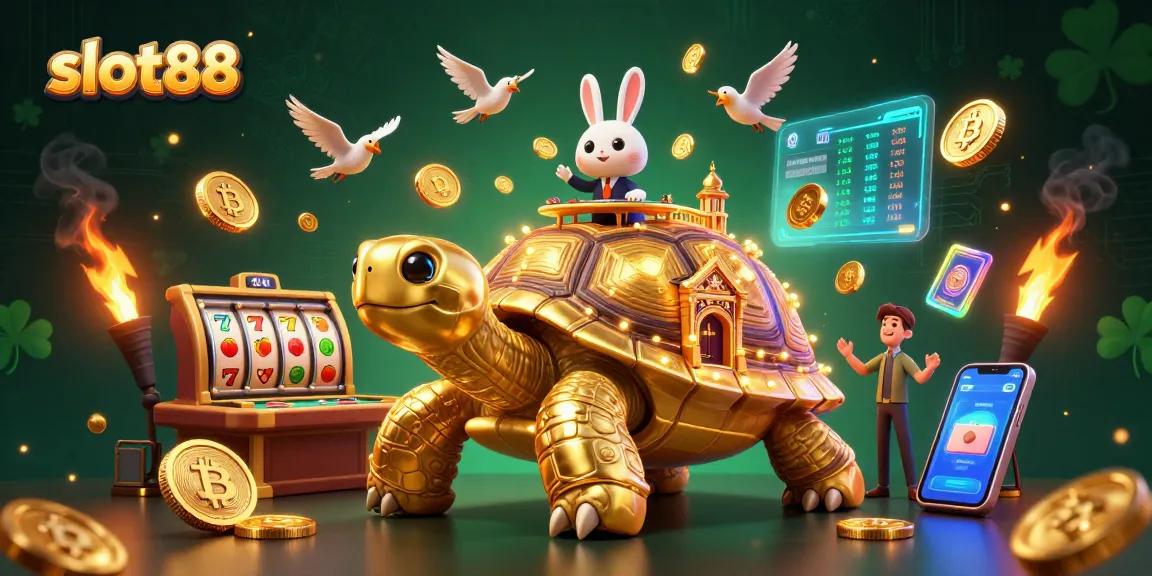 Spin for wins on the vibrant slot88 scene, showcasing exciting game elements and golden rewards.