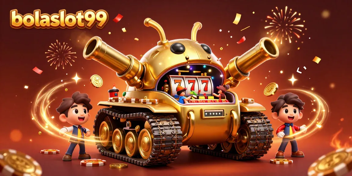 Bets flourish at bolaslot99 as a massive golden beetle tank reveals a vibrant miniature casino filled with excitement.