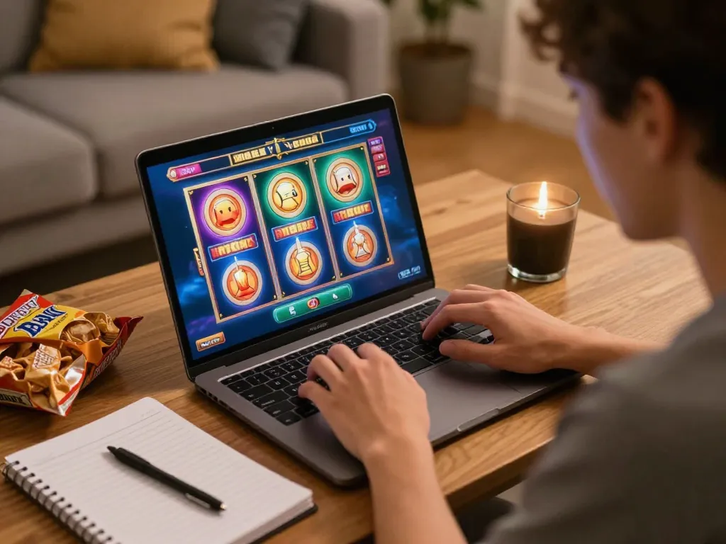 Playing bayitoto slot games online with excitement while tracking strategies in a cozy setting