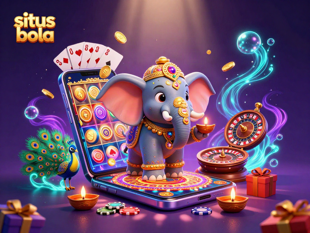 Menyaksikan pengalaman mendebarkan di situs bola dengan gajah yang berjaya dan permainan slot yang berkilauan.