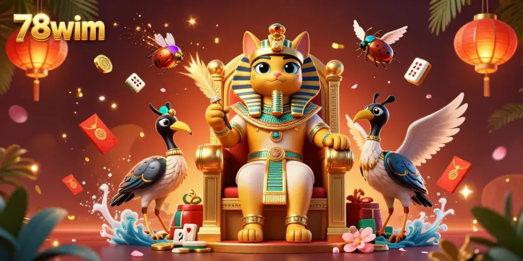 Experience the thrill of gambling with 78wim featuring unique characters and dynamic casino elements.