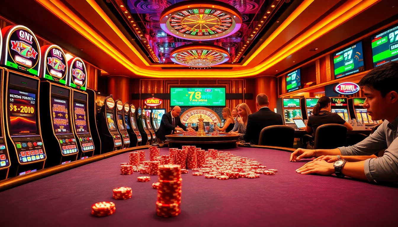 Experience the vibrant action at https://78win.id/ with thrilling games and dynamic gamblers.