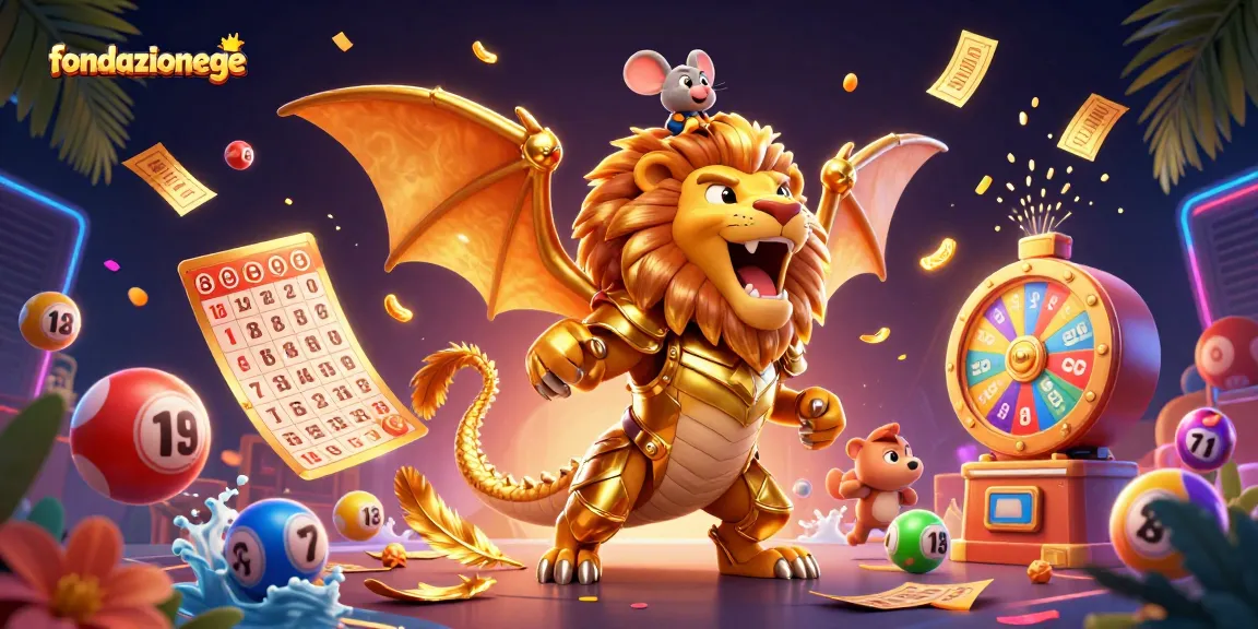 Experience excitement with the fondazionege lottery-themed 3D illustration showcasing vibrant gaming elements.