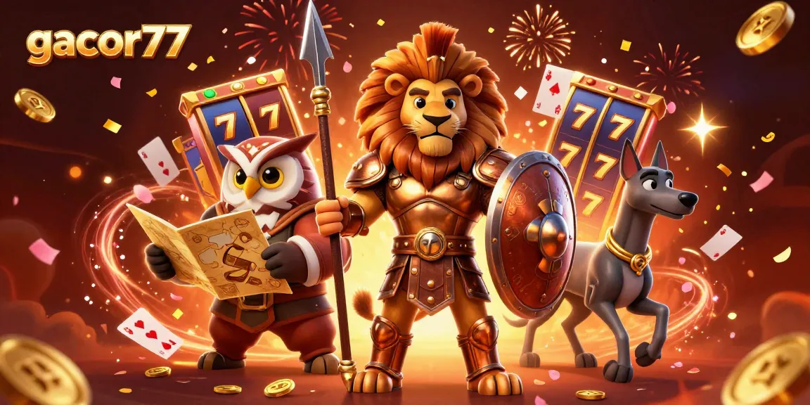 Gacor77 menawarkan pengalaman bermain kasino interaktif dengan karakter kartun melawan slot yang penuh keberuntungan.