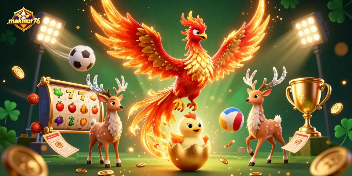 Experience the excitement of winning at makmur76 with dynamic game visuals and energetic gambling elements.