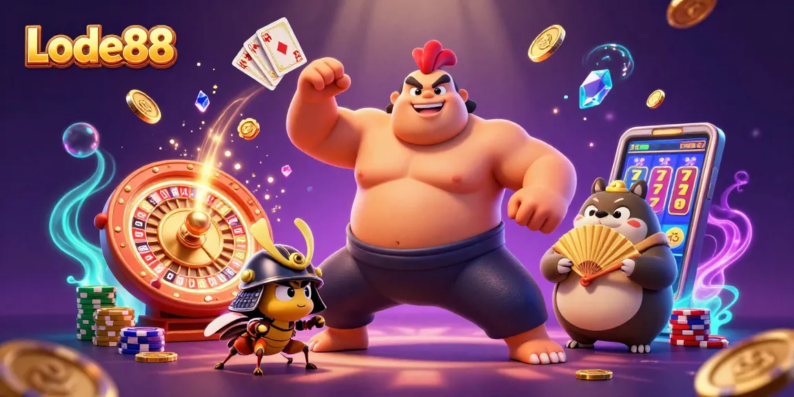 Experience exciting gameplay at Lode88 with dynamic casino elements and vibrant characters.