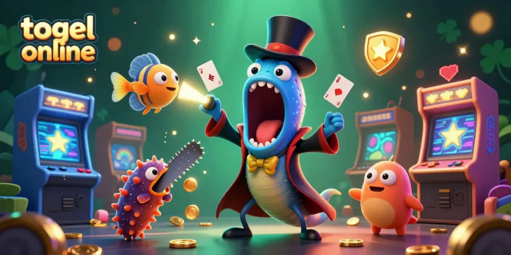 Gulper eel tampil hebat dalam togel online dengan permainan kartu di tengah kesan magis.