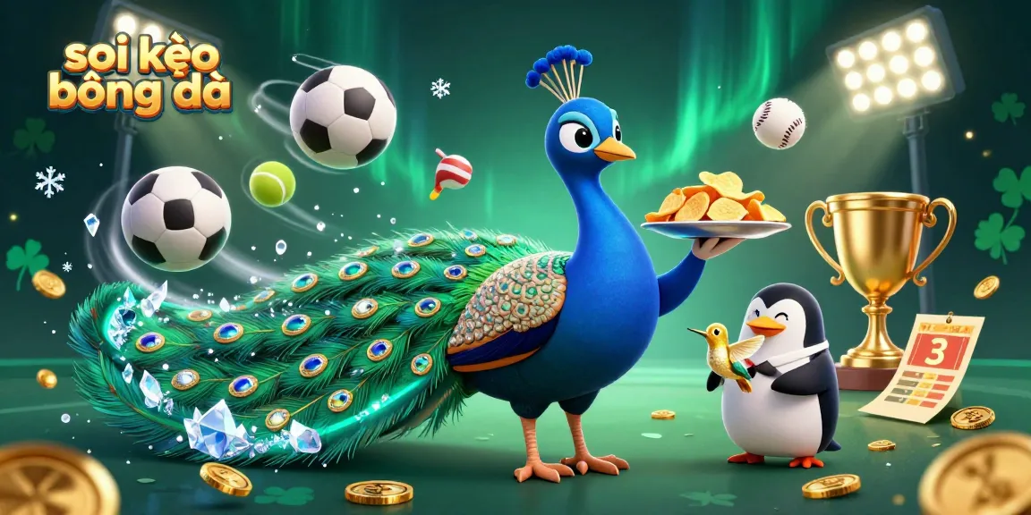 Engaging illustration of soi kèo bóng đá showcasing vibrant sports elements and dynamic characters.