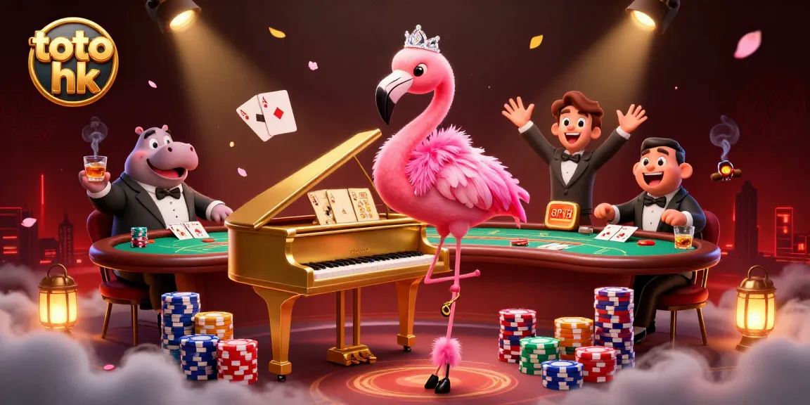 Toto hk, menangkan jackpot di permainan kasino dengan karakter kasino yang meriah dan atmosfer yang menawan.
