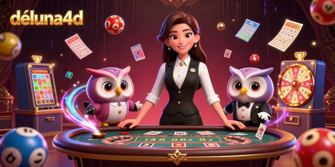 Engage with deluna4d lotto games featuring a dealer duo at luxury casino tables, enhancing your winning experience.