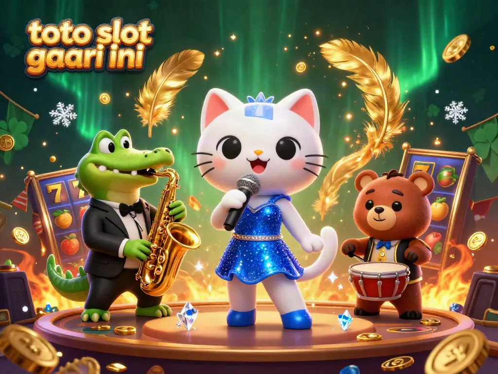 Menggali kesenangan toto slot gacor hari ini dengan karakter kartun di panggung kasino.