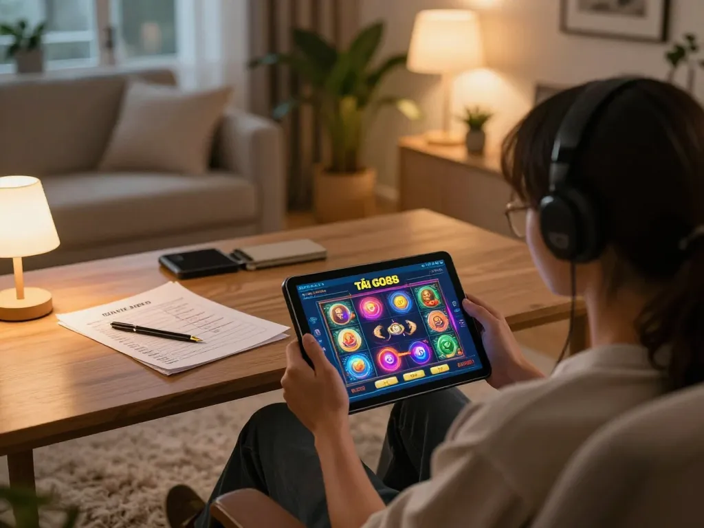 TẢI GO88 for an exciting online gaming experience with a user-friendly interface on tablet.