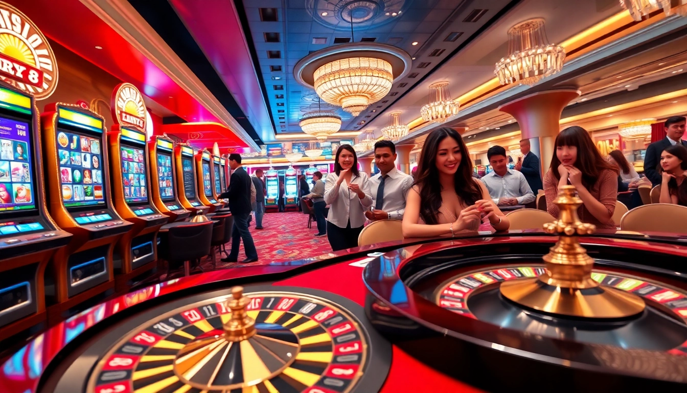 Experience the thrill of gambling at SURYA 88's luxurious online casino with vibrant slot machines and roulette.