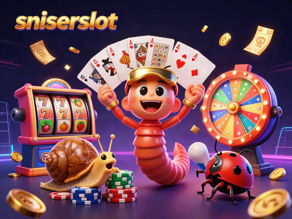 Menangkan jackpot dengan permainan menarik di sniperslot, ditampilkan dalam ilustrasi 3D yang penuh warna.