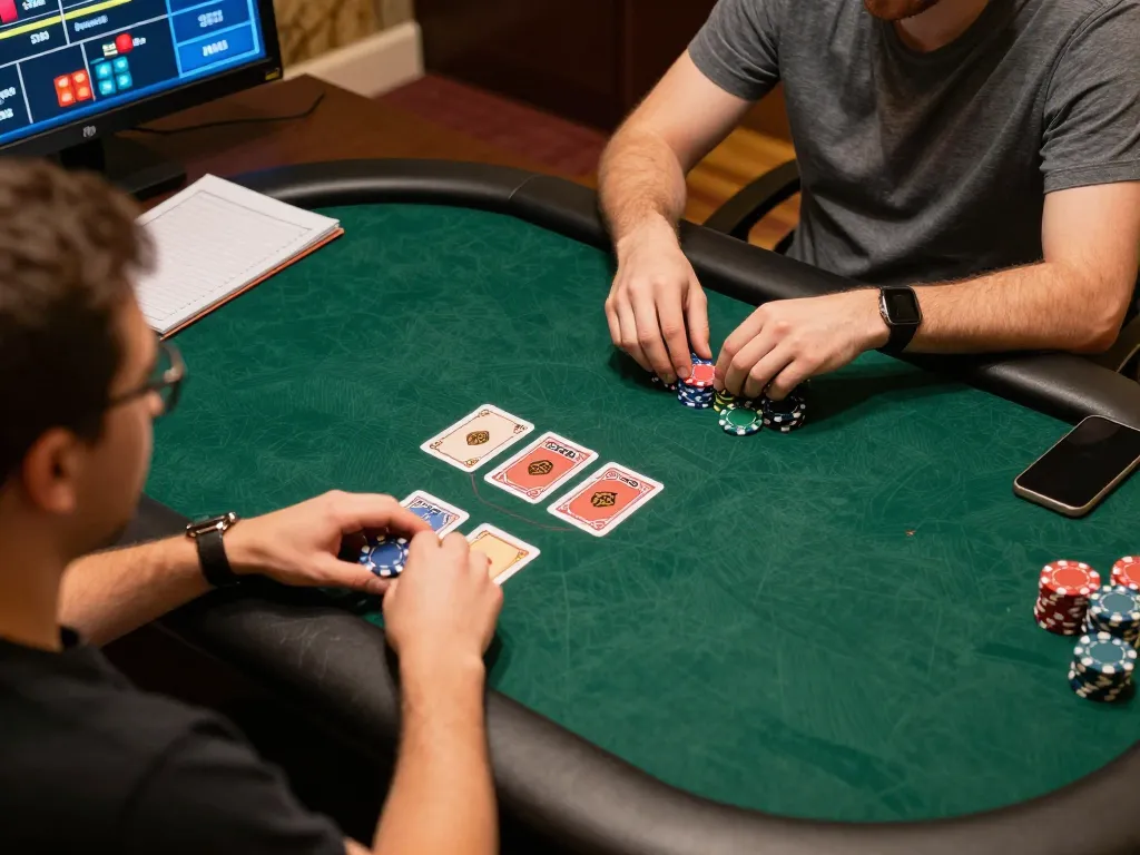 Player engaging in strategic online poker gameplay at SC88, showcasing an immersive home gaming environment