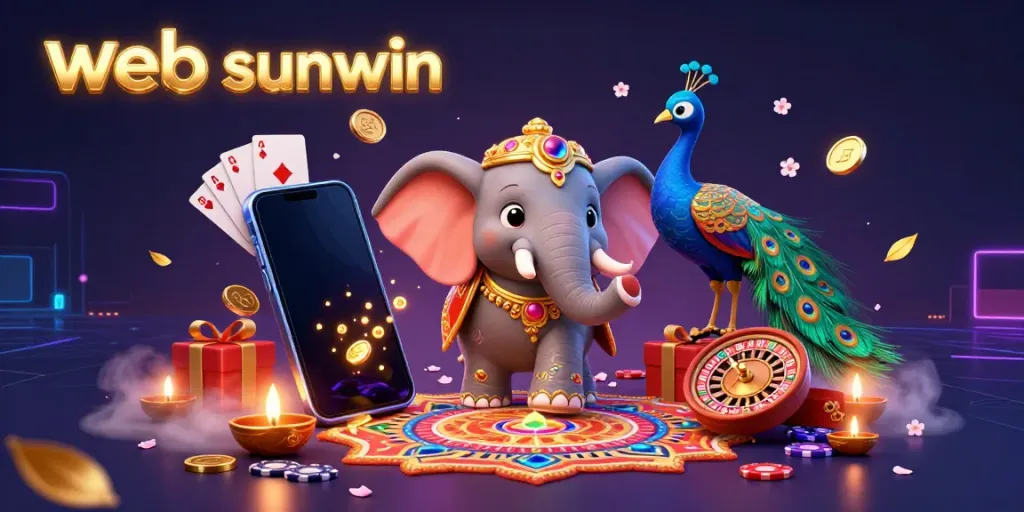 Engage with web sunwin through an exciting 3D casino scene filled with vibrant characters and dynamic game elements.