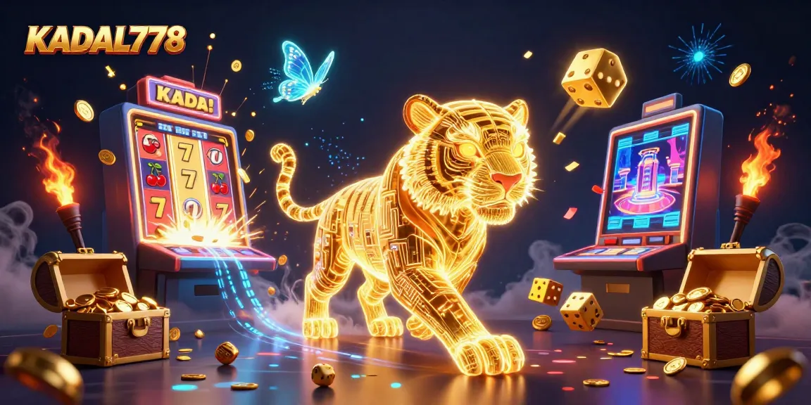 KADAL778 offers an exhilarating casino experience with a vibrant digital landscape filled with winning symbols and dynamic action.