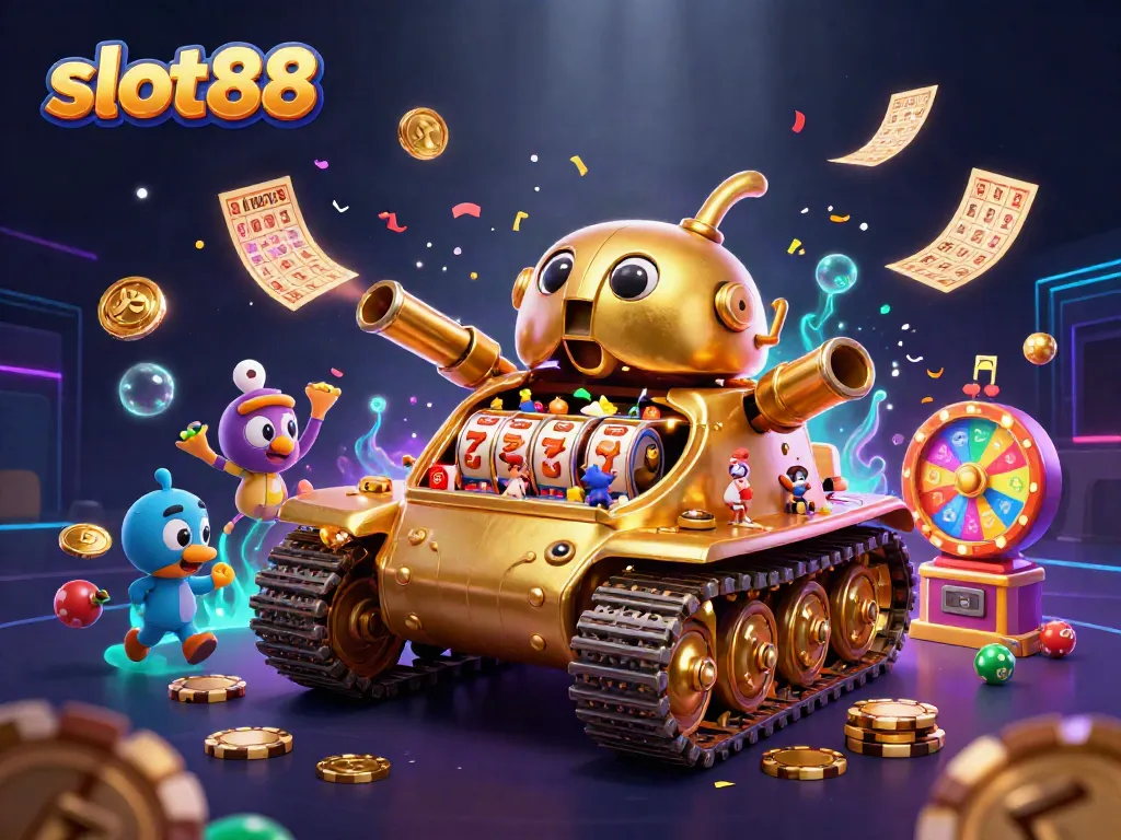 Slot88 menyediakan pengalaman bermain slot yang menyenangkan dengan simbol keberuntungan dan suasana ceria.