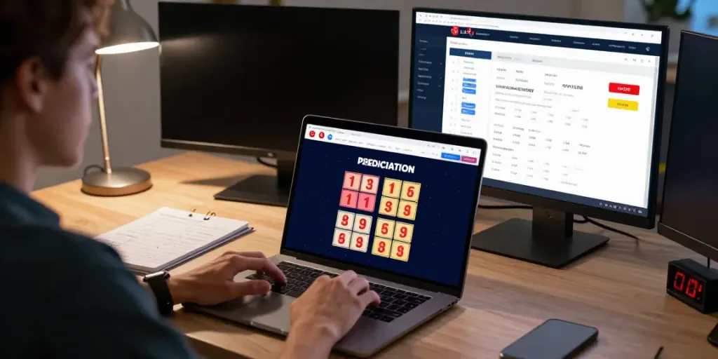 Platform tebak angka online BUNTOGEL dengan pengguna yang fokus pada prediksi angka.