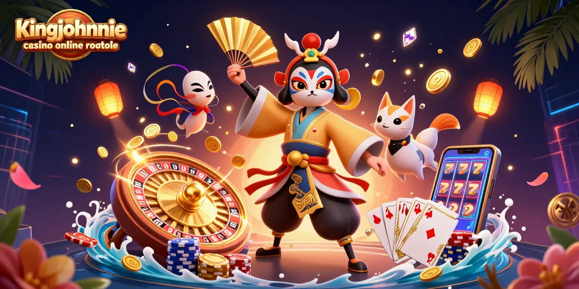 Experience kingjohnnie casino online roulette with vibrant characters, dynamic game elements, and dazzling effects.