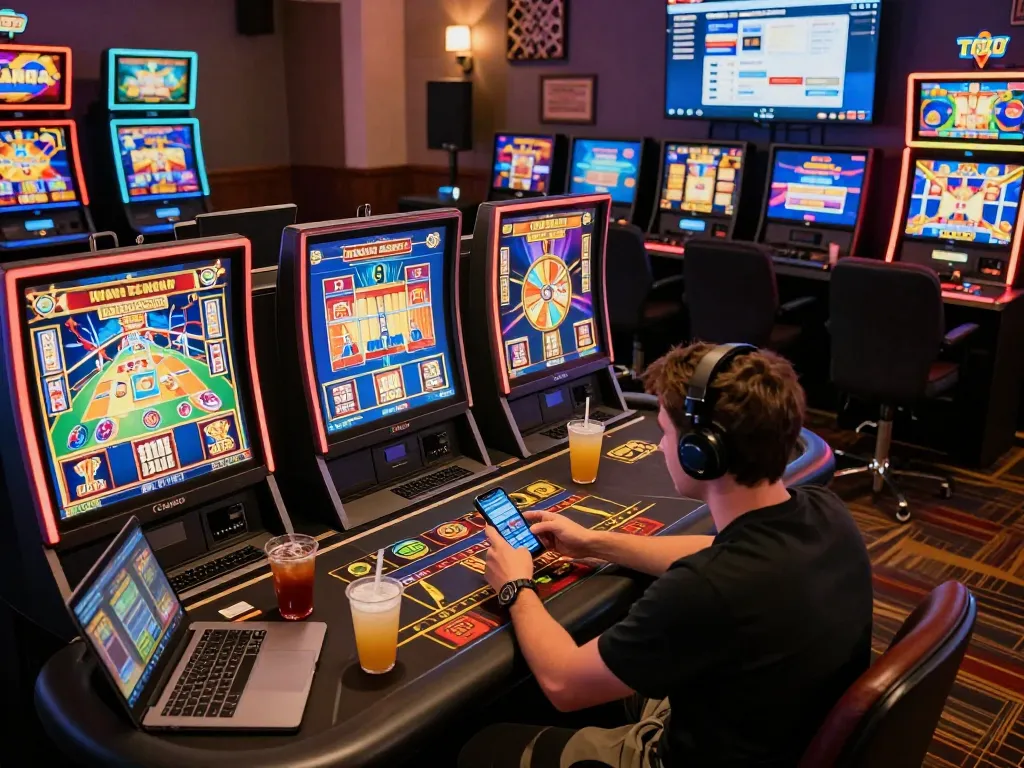 Experience excitement at paris888 with a player enjoying online gaming on their smartphone amidst a cozy setup