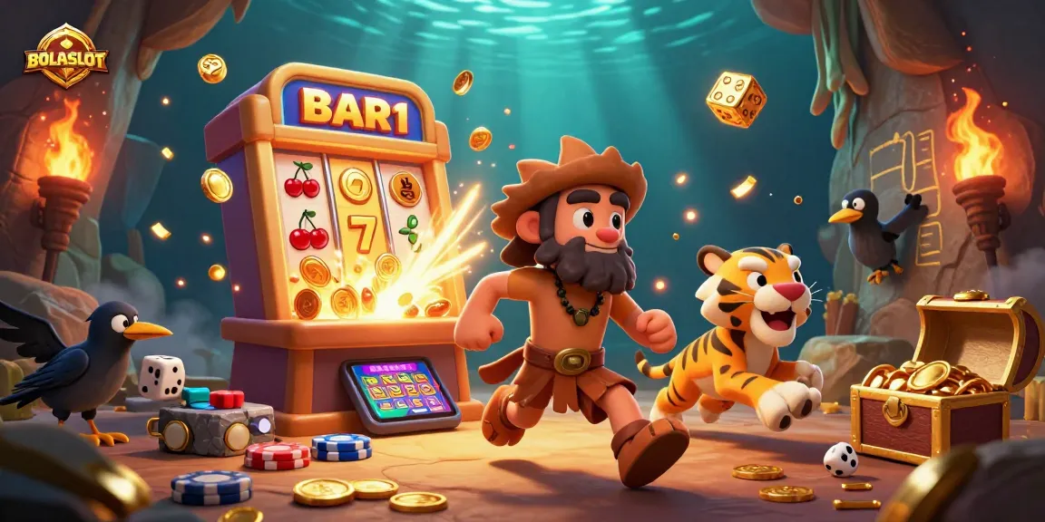 Experience BOLASLOT with thrilling prehistoric casino action featuring slot machines and jackpots.