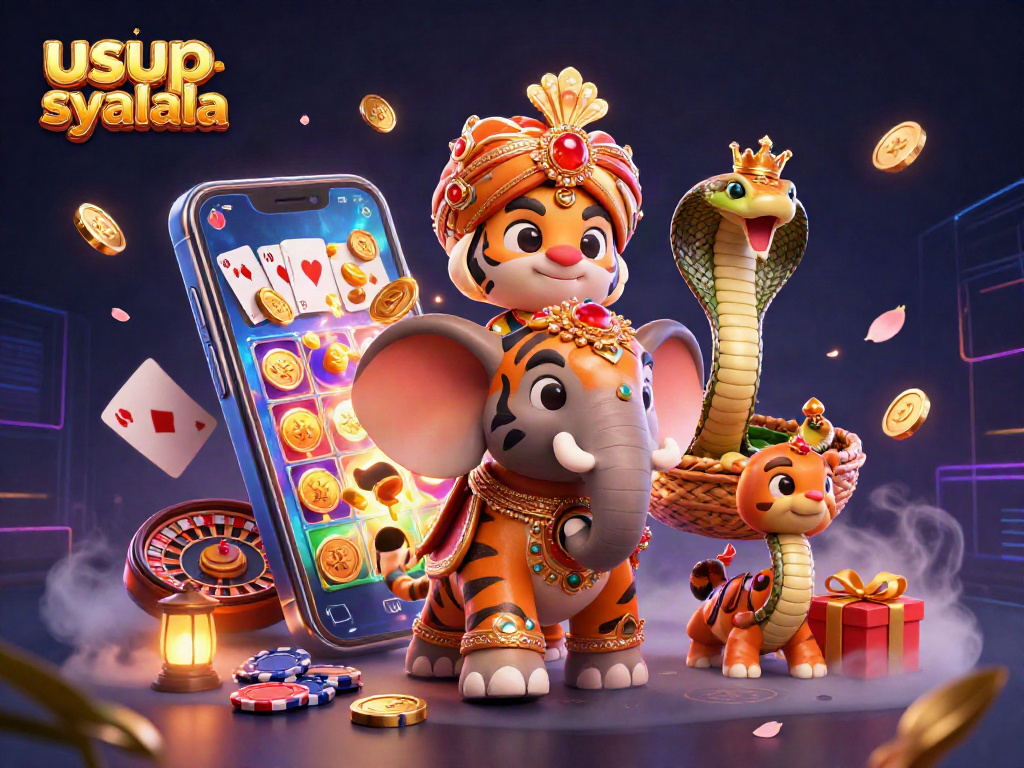 penjudi menghidupkan pengalaman usup syalala dengan slot dan permainan kasino.