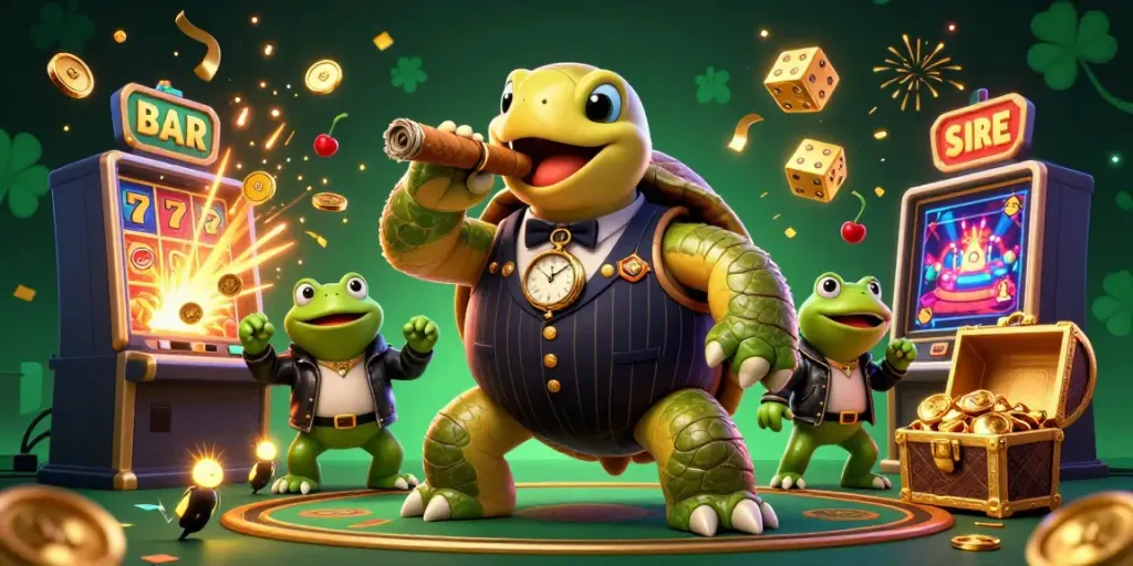 Melihat keseruan bermain di babe138 dengan karakter avatar menarik dan elemen kasino menarik.